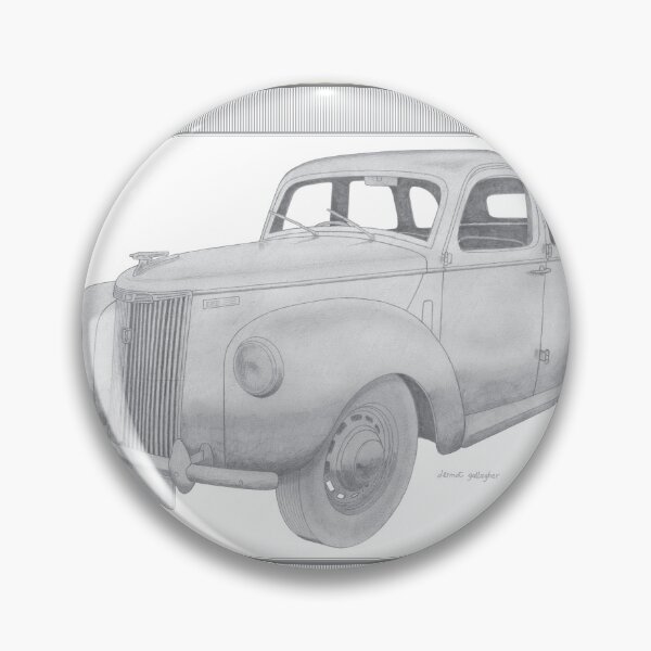 Item preview, Ford Prefect E493A 4 Door Saloon Hand-drawn designed and sold by Classic Car Art Drawings.