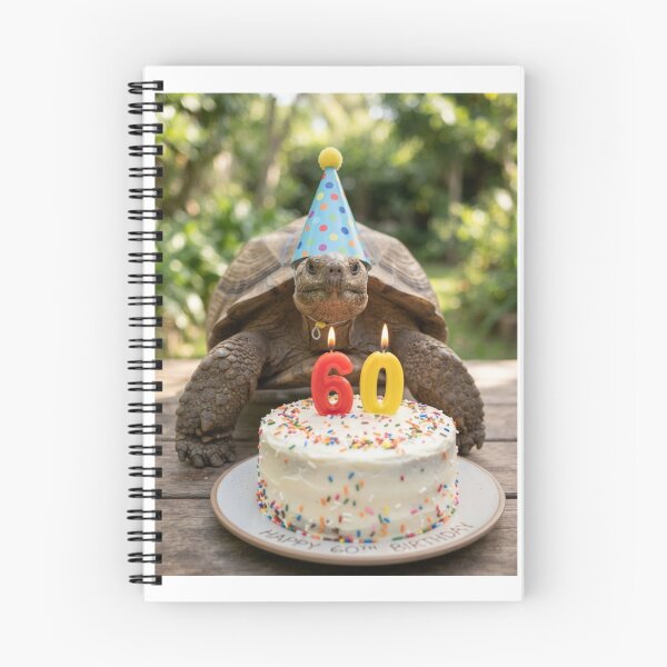 Item preview, Turtle 60th birthday cute adorable cake party baby kawaii designed and sold by CheeseBlueprint.