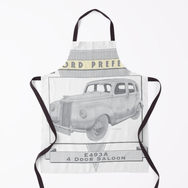 Item preview, Ford Prefect E493A 4 Door Saloon Hand-drawn designed and sold by Classic Car Art Drawings.