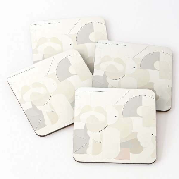 Item preview, cubist animal artwork designed and sold by forget45studio.