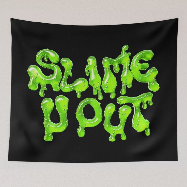 Item preview, Slime U Out - Dripping 3D Green Graffiti Effect designed and sold by ModdiesColors.