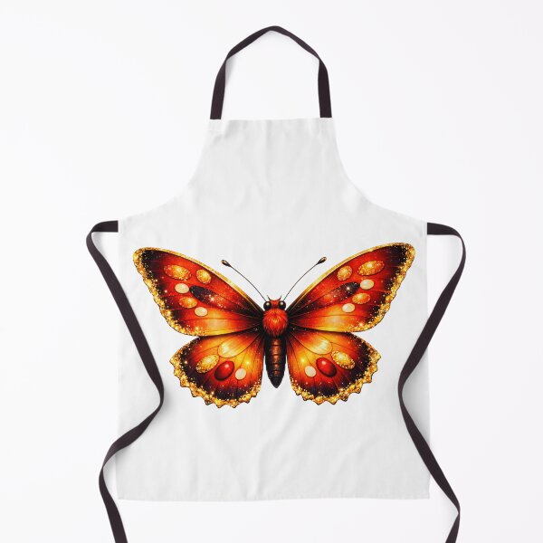 Item preview, Beautiful Orange and Red Butterfly Illustration designed and sold by AmirArtisanVibe.