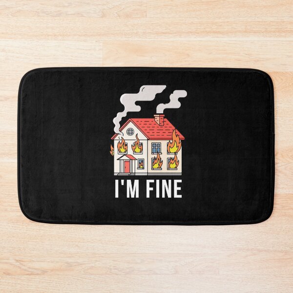 Item preview, Im Fine Funny Sarcastic T-Shirt Humor Gift Relatable Quote Tee Chaos Life Shirt designed and sold by TongTang.