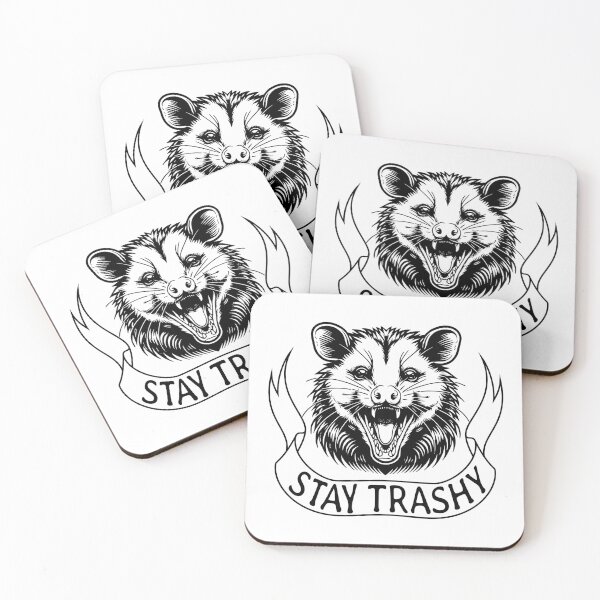 Item preview, Stay Trashy Funny Possum designed and sold by humnoo.