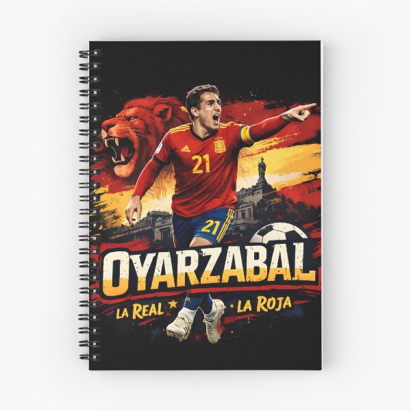 Item preview, Mikel Oyarzabal La Roja Football Art – Spanish Soccer Hero designed and sold by Freestyle Shop.