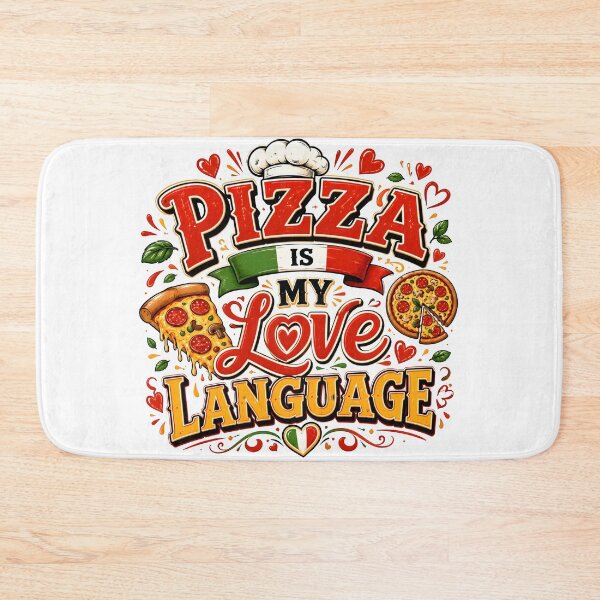 Item preview, food illustration, pizza love, food flavor, culinary love, pizza lover designed and sold by TrueArtVibes.