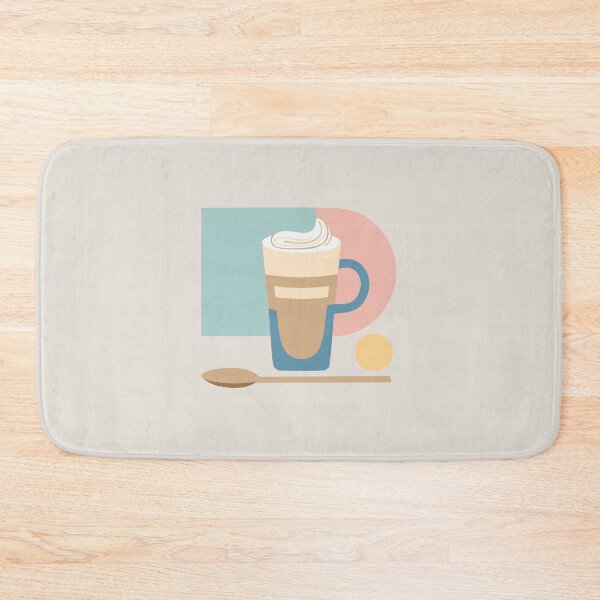 Item preview, Geometric Latte Coffee Kitchen Art designed and sold by photossmirnov.
