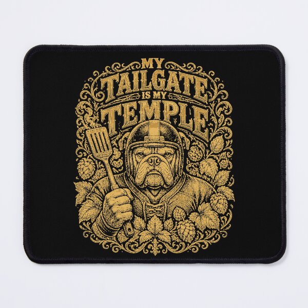Item preview, Tailgate Temple Funny Football Dog designed and sold by macadolie.