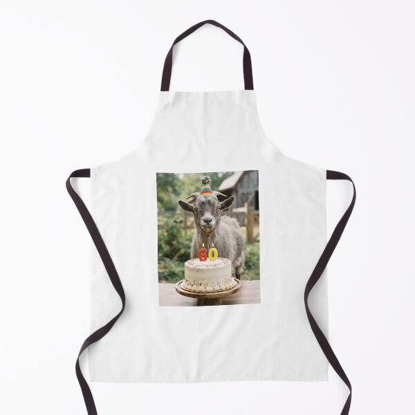 Item preview, Goat 60th birthday cute adorable cake party baby kawaii designed and sold by CheeseBlueprint.