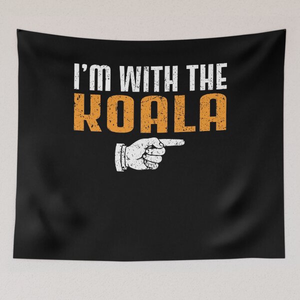 Item preview, I'm With The KOALA Matching Couple Halloween designed and sold by mdmahabubur.