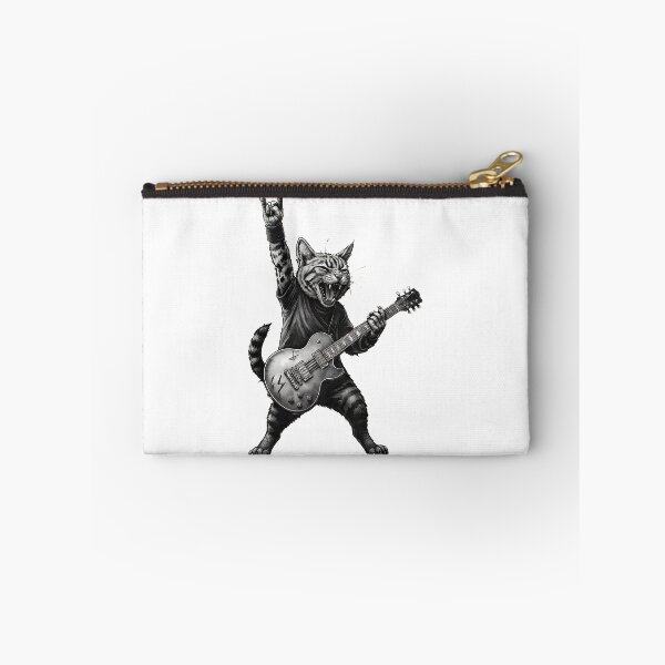 Item preview, Rockstar Cat Electric Guitar Hand Gesture designed and sold by Dmo3HarkoArt.