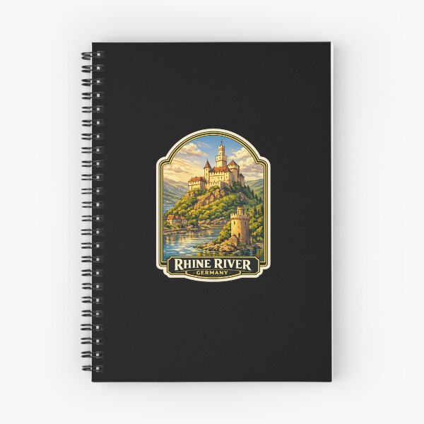 Item preview, Rhine River Germany designed and sold by TulipaGraphics.