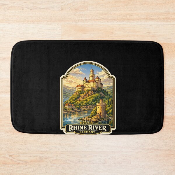 Item preview, Rhine River Germany designed and sold by TulipaGraphics.