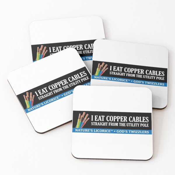 Item preview, I Eat Copper Cables Natures Licorice Gods Twizzlers Meme designed and sold by raedattia.