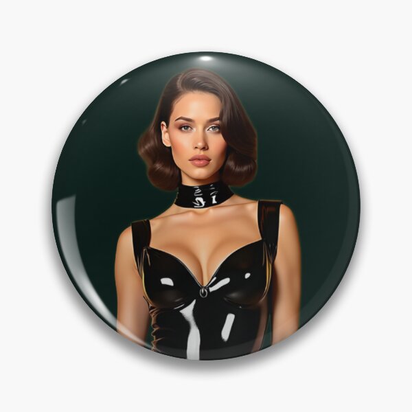 Item preview, Black Latex Dress – Gothic Glamour Fashion Sticker designed and sold by Magic-Reality.