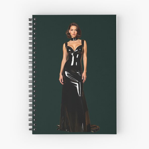 Item preview, Black Latex Dress – Gothic Glamour Fashion Sticker designed and sold by Magic-Reality.