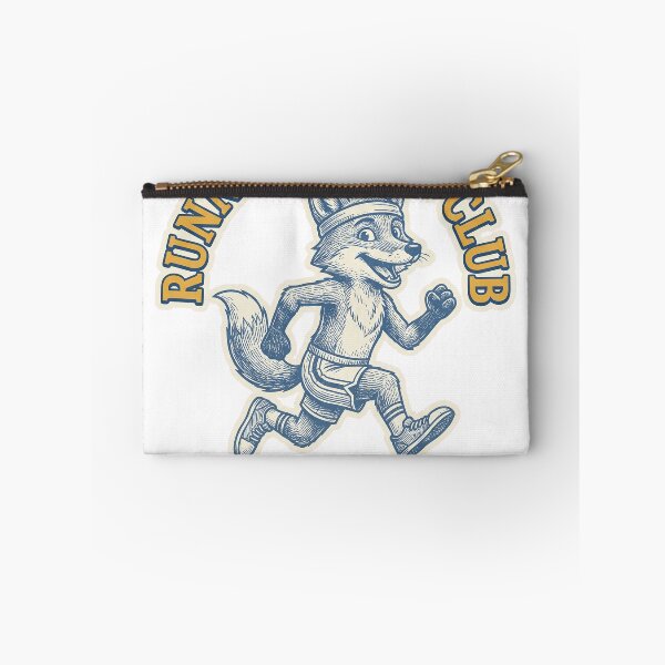 Item preview, Runner's High Club Retro Fox Woodcut Vintage Running T-Shirt Design designed and sold by KIDEnia.