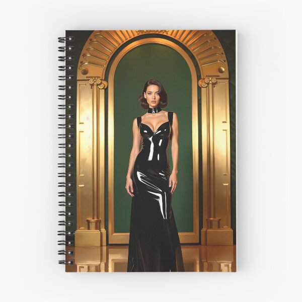 Item preview, Black Latex Dress – Gothic Glamour Fashion Wall Art designed and sold by Magic-Reality.