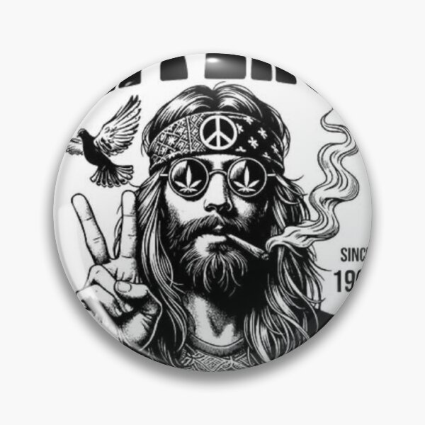 Item preview, I'm Peace Since 1990 - Vintage Hippie Peaceful Warrior Art designed and sold by Noah-Gallery.