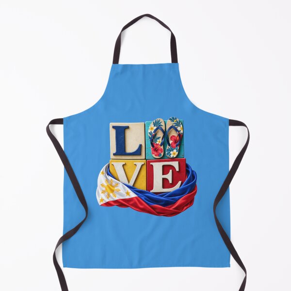 Item preview, Filipino Love – Philippines Flag & Tropical Flip Flops designed and sold by FlipFlopTeesCo.