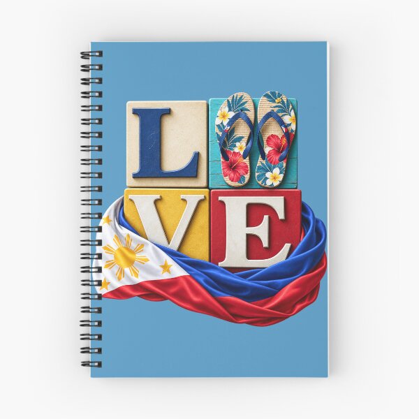 Item preview, Filipino Love – Philippines Flag & Tropical Flip Flops designed and sold by FlipFlopTeesCo.