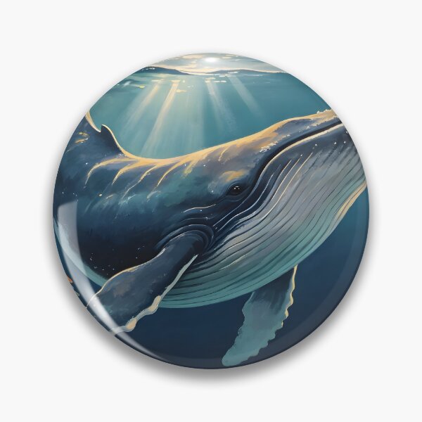 Item preview, Whale - Andaman Coral Paradise – Vintage Marine Poster designed and sold by Spirit of Siam.