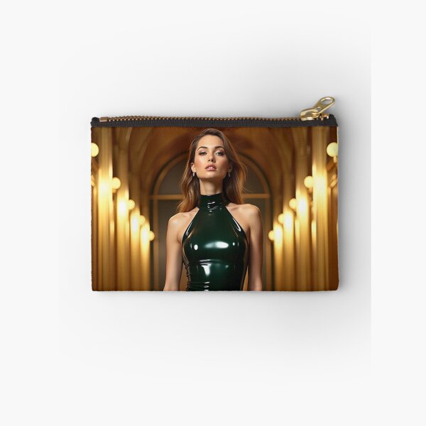 Item preview, Green Latex Dress – Gothic Fashion Wall Art designed and sold by Magic-Reality.