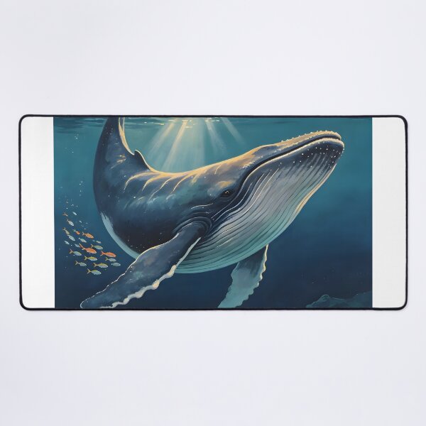 Item preview, Whale - Andaman Coral Paradise – Vintage Marine Poster designed and sold by Spirit of Siam.