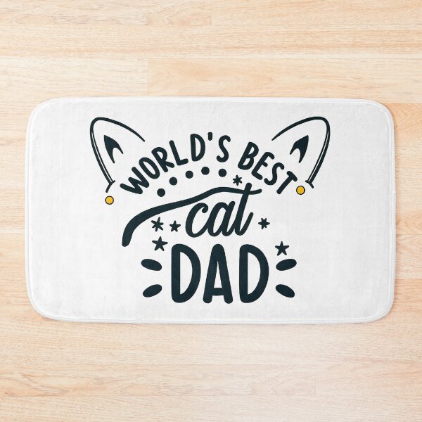 Item preview, World's Best Cat Dad Graphic Design designed and sold by Dmo3HarkoArt.