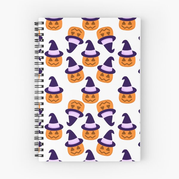 Item preview, Halloween Pumpkin Witch Hat Pattern designed and sold by Zaya_art.