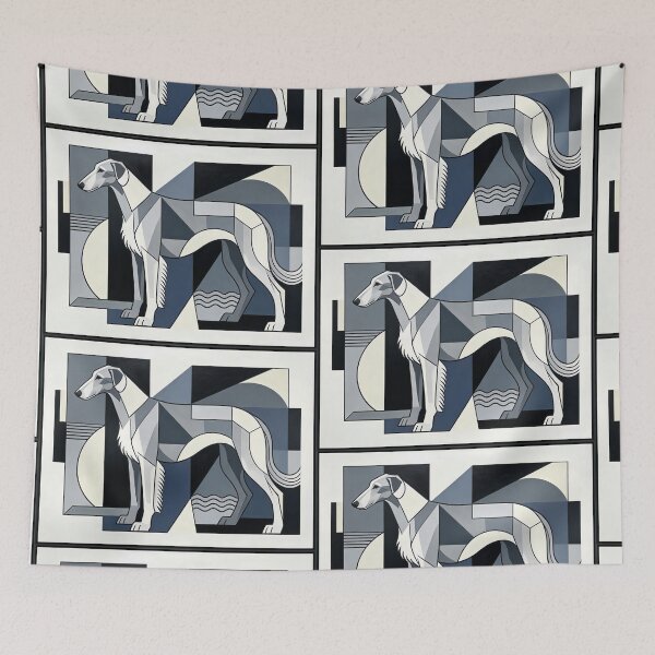 Item preview, cubist animal artwork designed and sold by forget45studio.