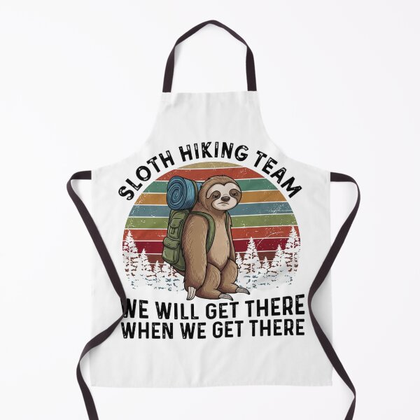 Item preview, Sloth Hiking Team: We Will Get There When We Get There designed and sold by Shopeon Designs.