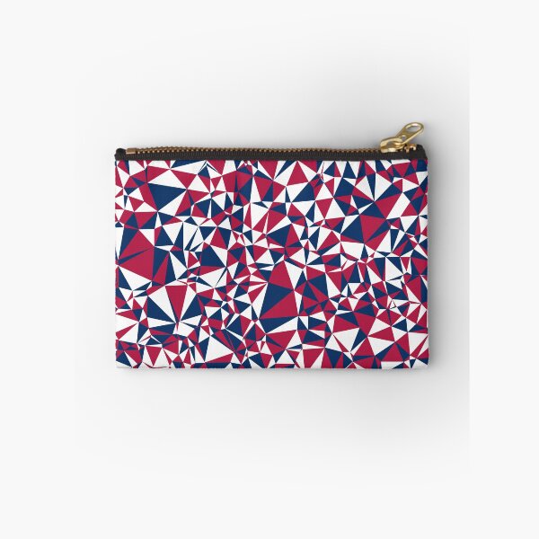 Item preview, USA Red, White & Blue Triangular Mosaic Pattern Design designed and sold by DymondDesigns.