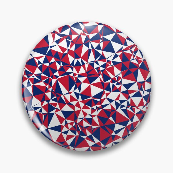 Item preview, United Kingdom Red, White & Blue Triangular Mosaic Pattern Design designed and sold by DymondDesigns.
