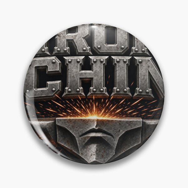Item preview, Iron Chin Industrial Forge Emblem Tee designed and sold by Viviglow.