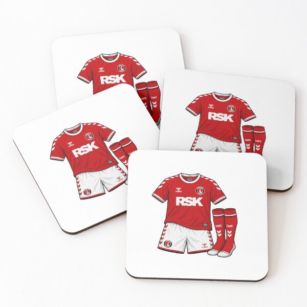 Item preview, Charlton Athletic Cartoon Kit Image and Graphic designed and sold by FanFueledStickers.