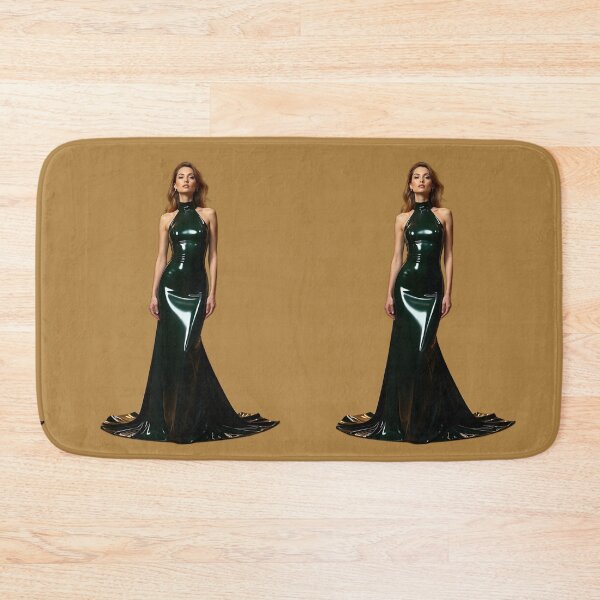 Item preview, Green Latex Dress – Gothic Fashion Art Sticker designed and sold by Magic-Reality.