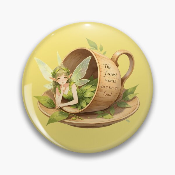 Item preview, The Fairest Words Are Never Loud — Quiet Teacup Fairy designed and sold by Bondingbonding.