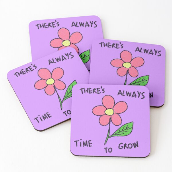 Item preview, Flower doodle with motivational quote Purple version designed and sold by thistleberry.