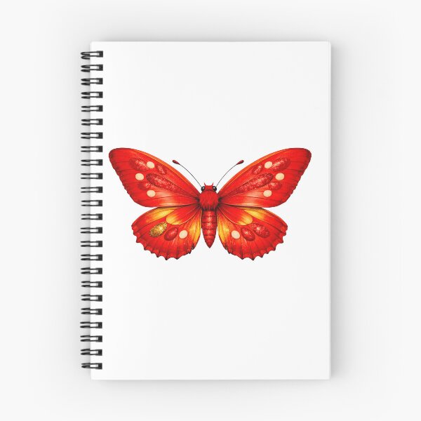 Item preview, Beautiful Red and Gold Butterfly Illustration designed and sold by AmirArtisanVibe.