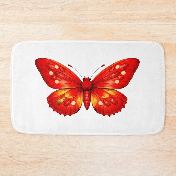 Item preview, Beautiful Red and Gold Butterfly Illustration designed and sold by AmirArtisanVibe.