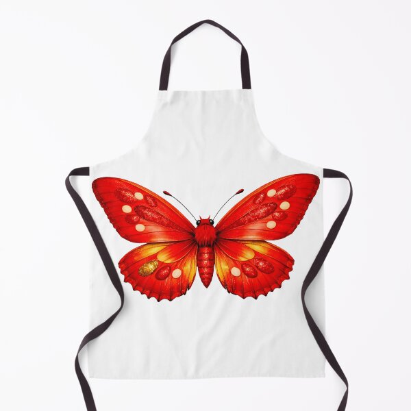 Item preview, Beautiful Red and Gold Butterfly Illustration designed and sold by AmirArtisanVibe.