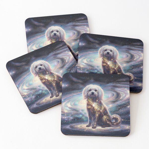 Item preview, Cosmic Angel: The Celestial Maltese Guardian designed and sold by SOOstudio73.