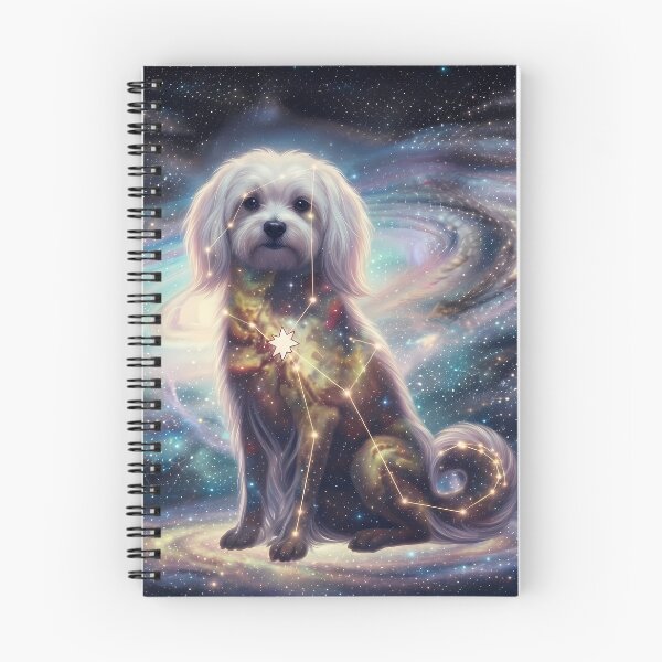 Item preview, Cosmic Angel: The Celestial Maltese Guardian designed and sold by SOOstudio73.