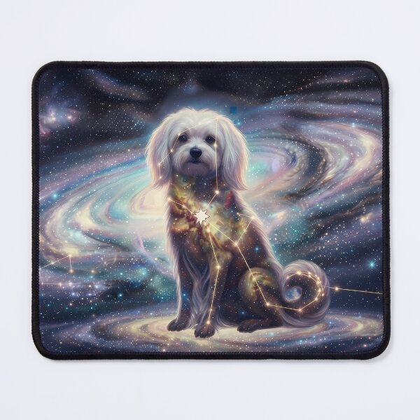 Item preview, Cosmic Angel: The Celestial Maltese Guardian designed and sold by SOOstudio73.