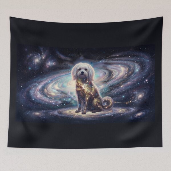 Item preview, Cosmic Angel: The Celestial Maltese Guardian designed and sold by SOOstudio73.