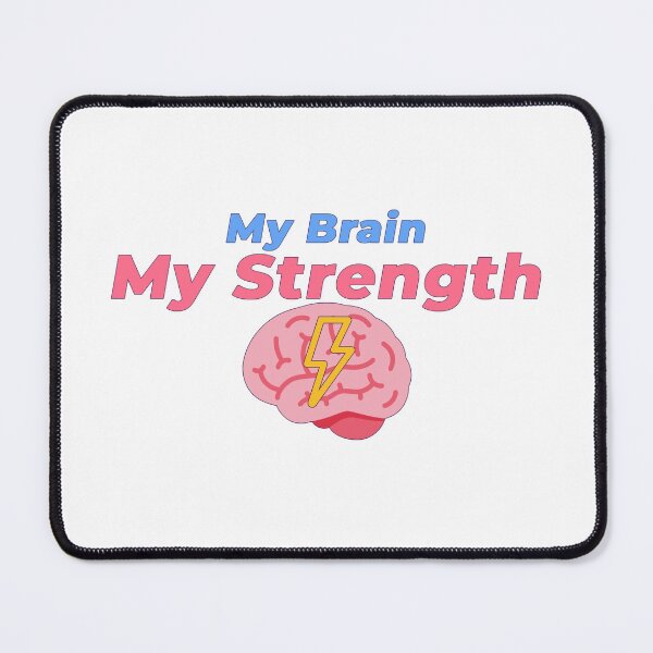 Item preview, My Brain My Strength Neurodivergent Affirmation T-Shirt designed and sold by NeuroShirts.