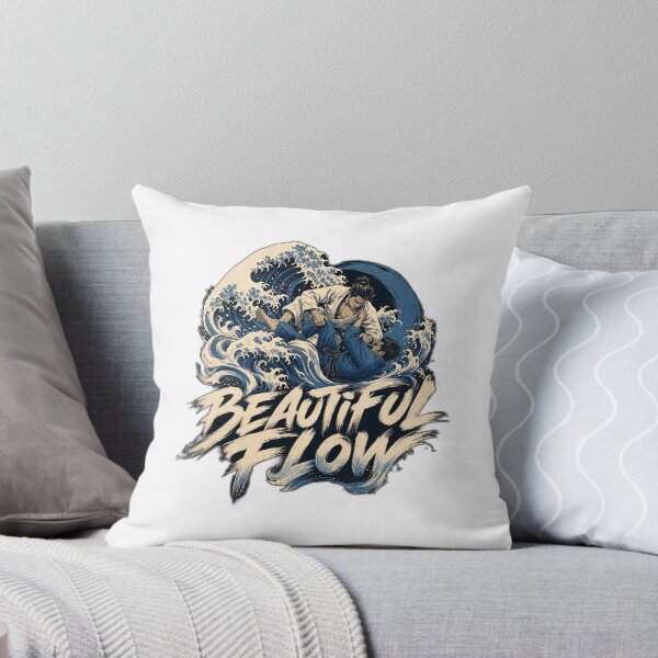 Item preview, Beautiful Flow Japanese Woodblock Grappling Tee designed and sold by Viviglow.