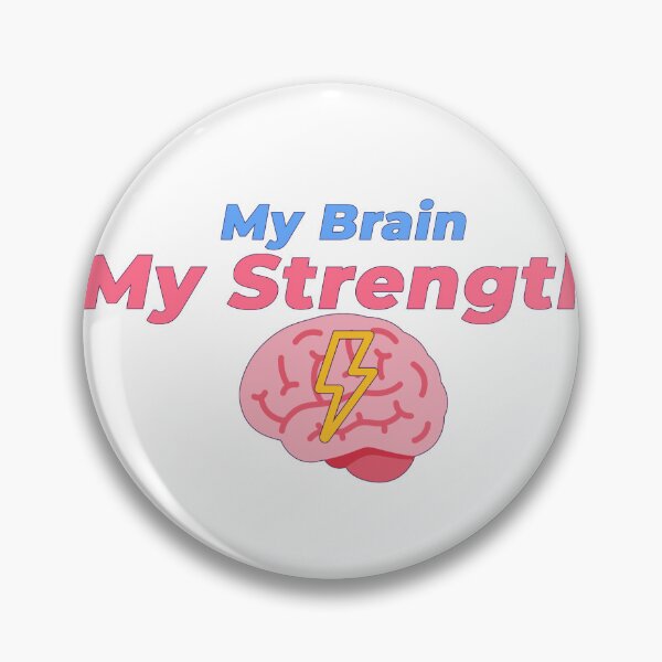 Item preview, My Brain My Strength Neurodivergent Affirmation T-Shirt designed and sold by NeuroShirts.