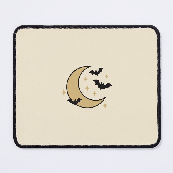 Item preview, Celestial Halloween Crescent Moon With Bats designed and sold by GemsAnatomy.